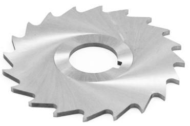 Фреза дисковая прорезная по металлу, со ступицей и шпоночным пазом HSS РИ - фото