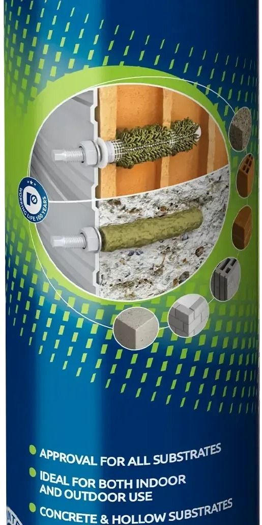 Химический анкер картридж 300 мл Rawlplug R-KEM-II-W 5100138, полиэстер - фото