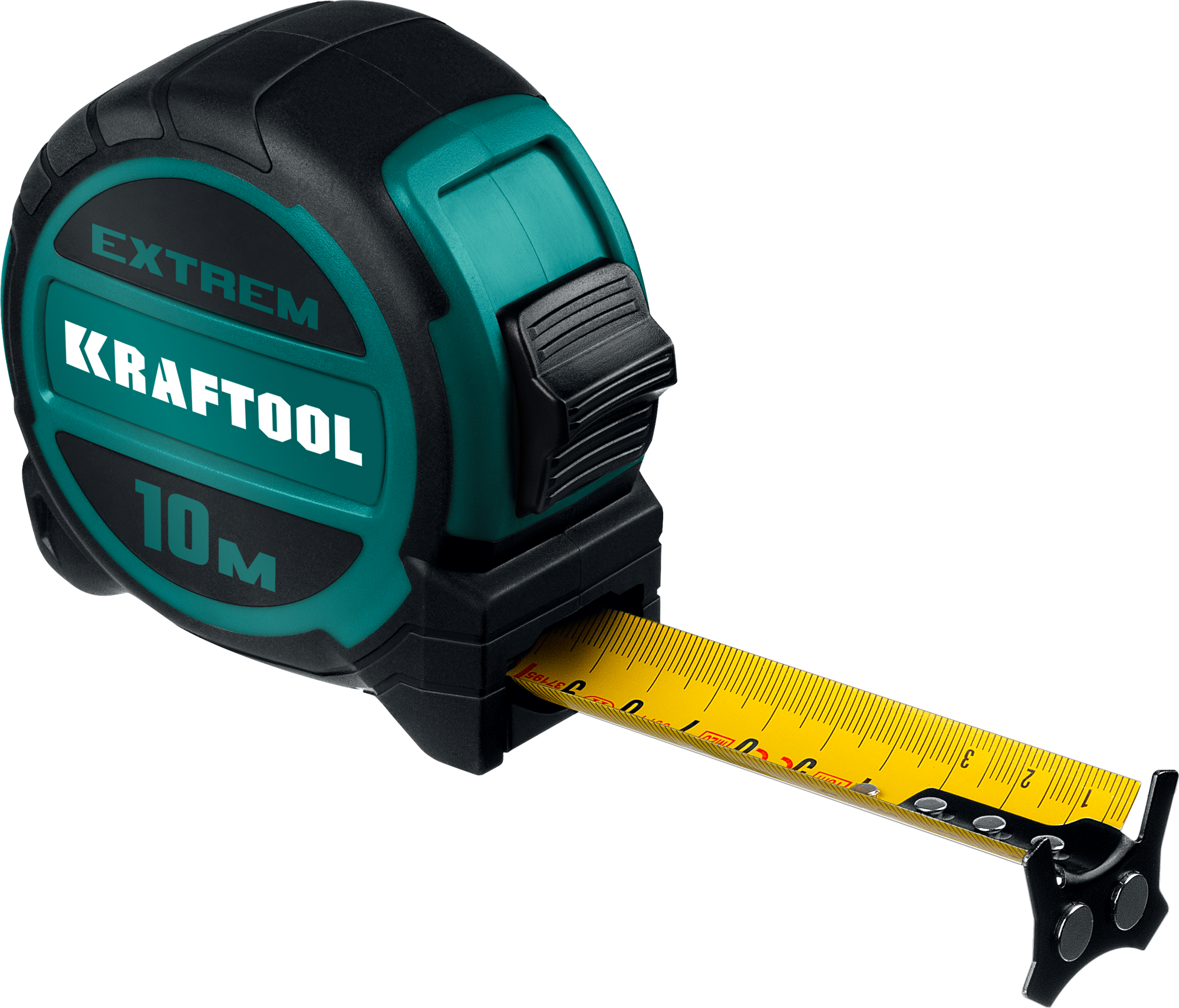 Рулетка 10 м х 32 мм со сверх широким полотном Extrem Kraftool 34127-10 - фото