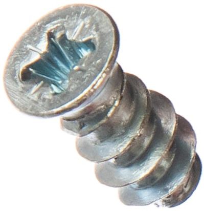 Евровинт с потайной головкой М6,3х13 мм, шлиц PZ, оцинкованная сталь - фото