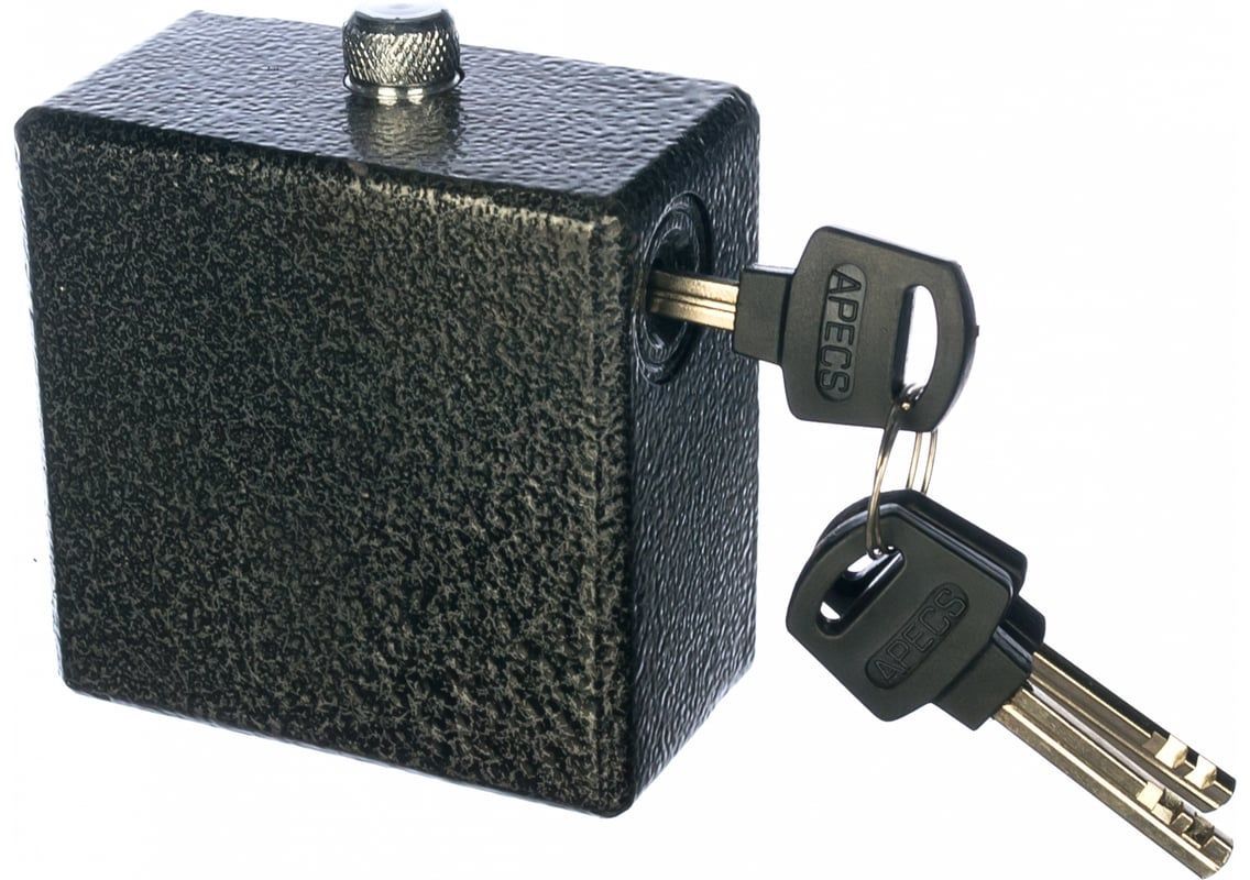 Замок навесной APECS PD-14-80-Blister, сталь - фото