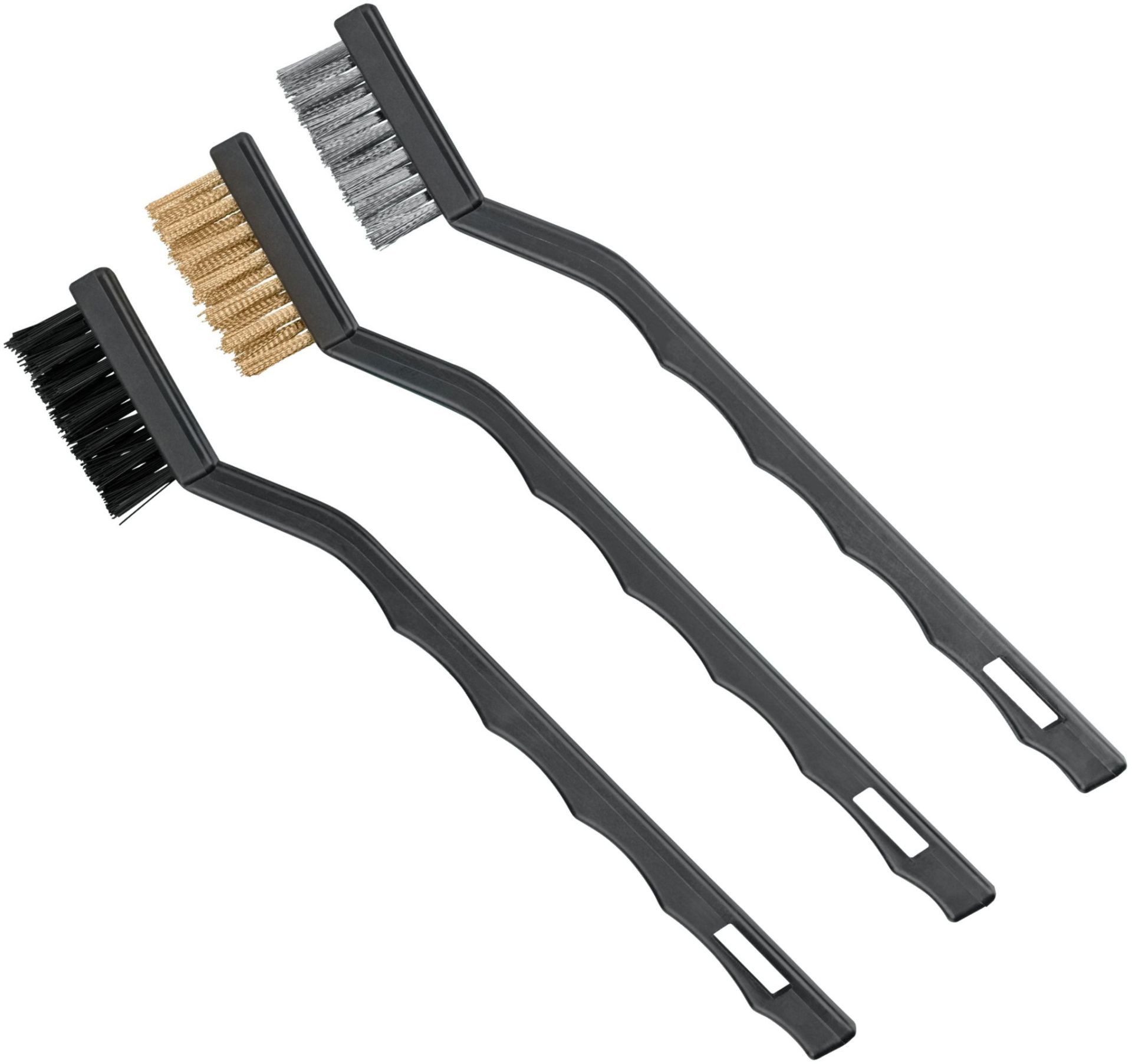 Набор ручных корщёток 175 мм FIT Мини 38453, 3 шт - фото