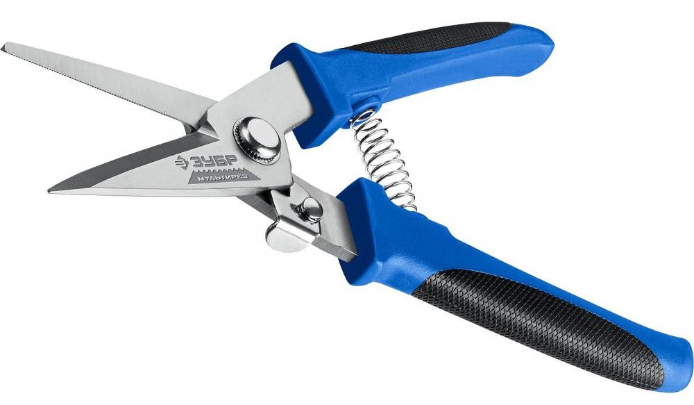 Ножницы технические универсальные 200 мм Мультирез ЗУБР 23215 - фото
