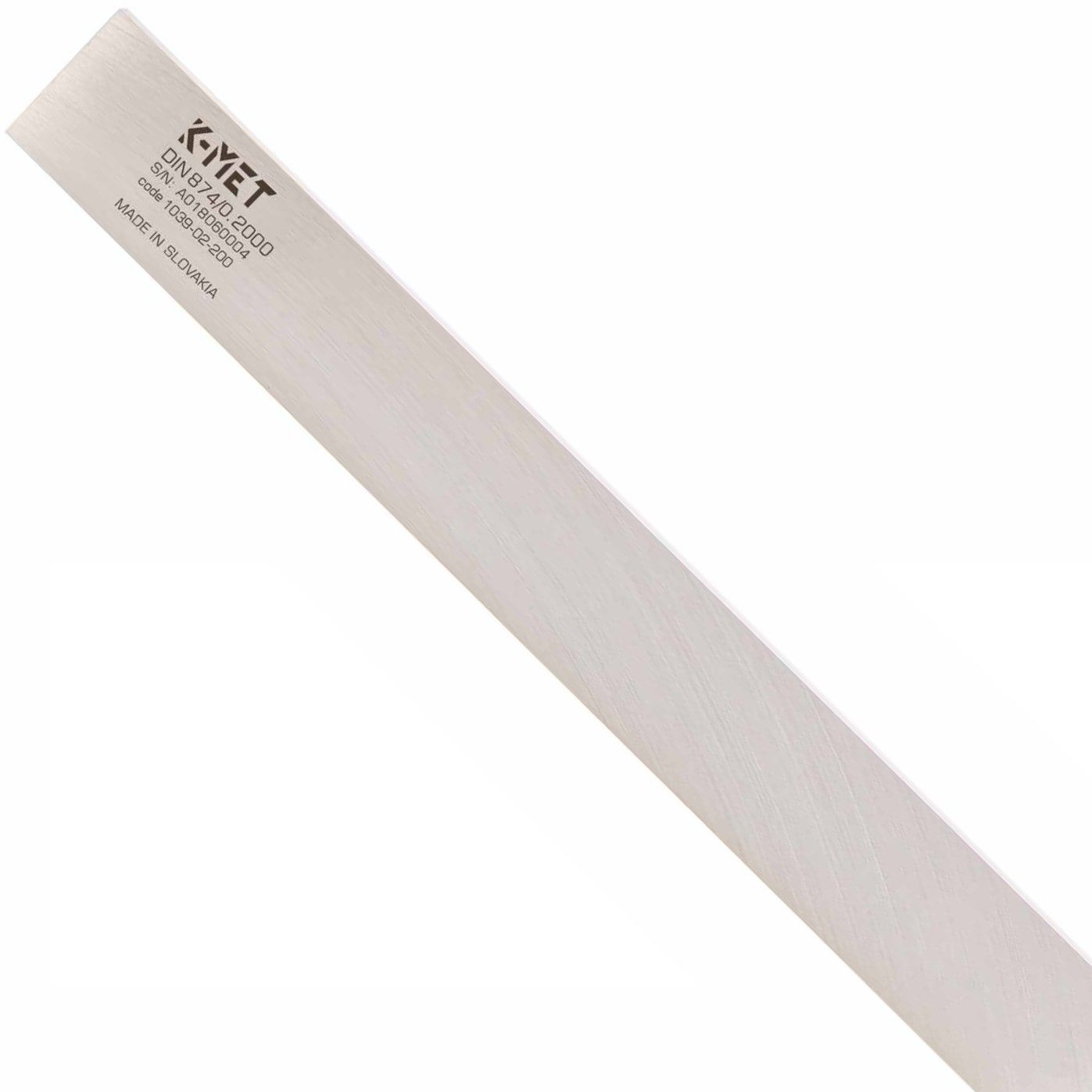 Линейка поверочная ШП-2000х80х15мм DIN 874 STEEL Kinex, класс 0 - фото