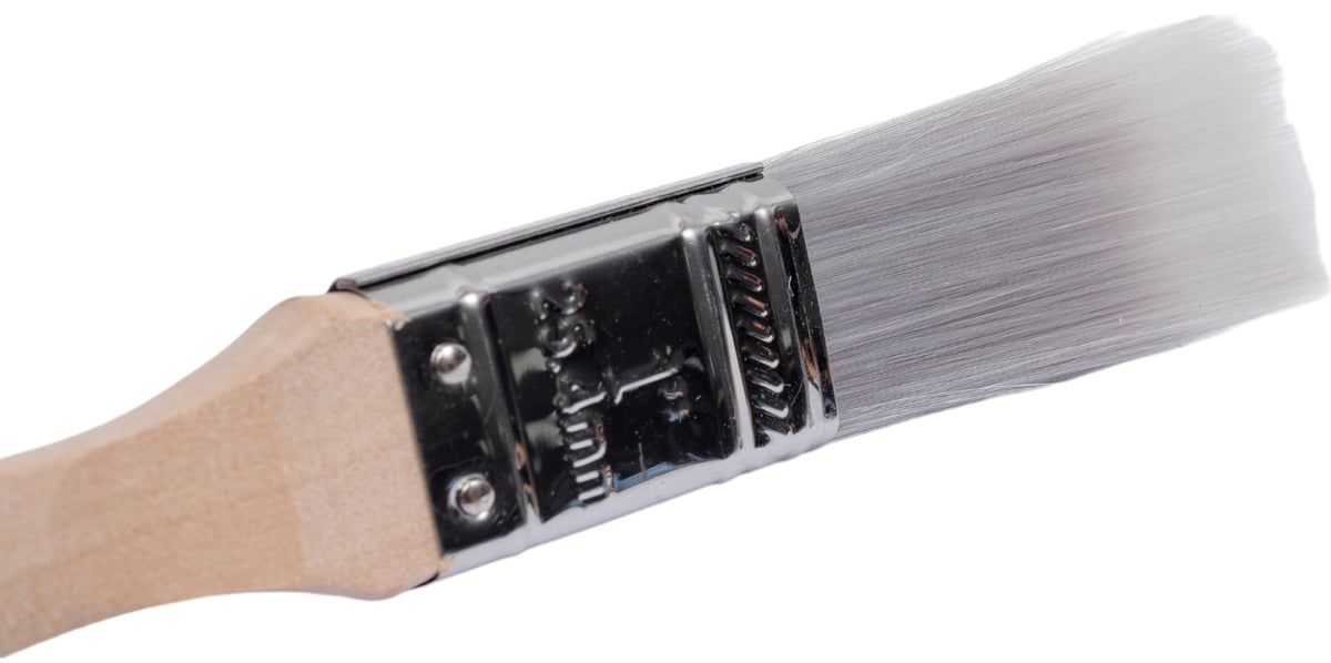 Кисть плоская с деревянной ручкой Platinum Matrix, искусственная щетина - фото