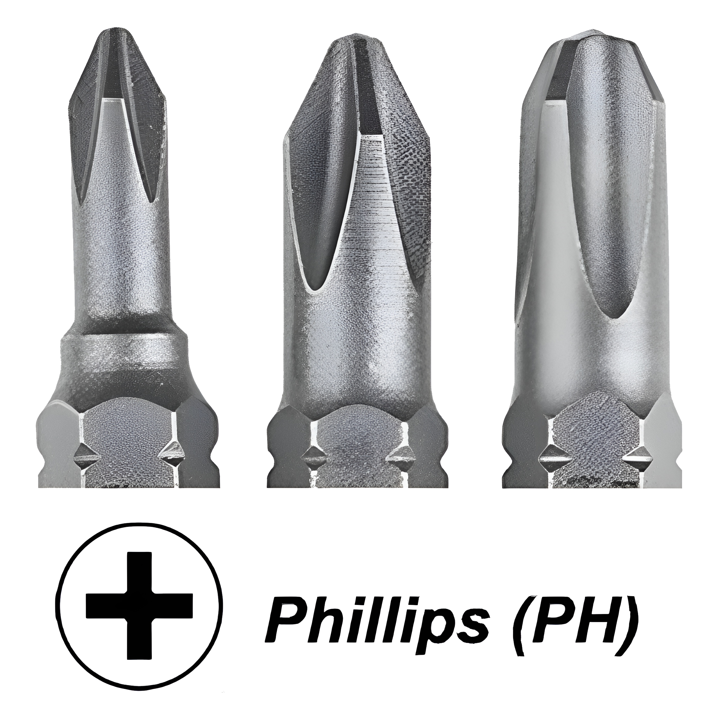 Бита ударная крестовая PZ2 длина 25 мм, C1/4" Cobit Torsion Impact C-10154, сталь S2 - фото