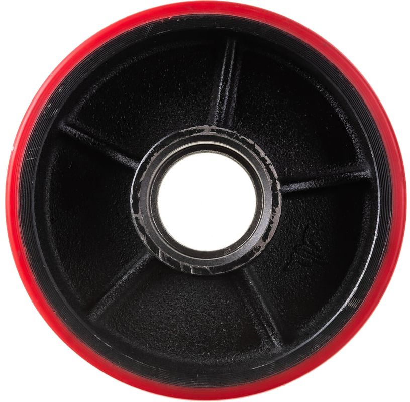Колесо полиуретановое без подшипника для тележек гидравлических TOR - фото