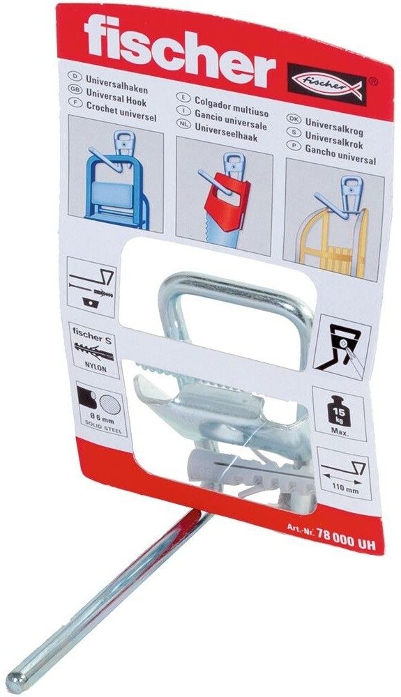 Изображение товара Универсальный крюк 110 мм UH Fischer 078000
