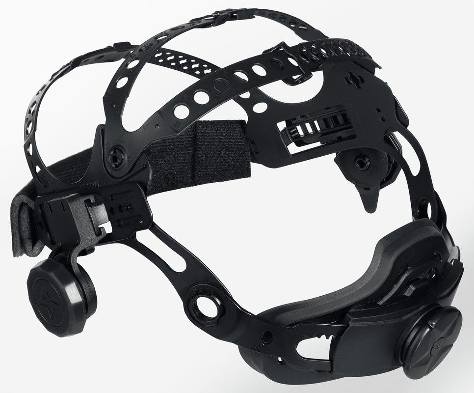 Маска сварщика хамелеон, панорамный трёхсторонний светофильтр, затемнение 3/4-8/9-14 Panzer Kraftool 11061 - фото