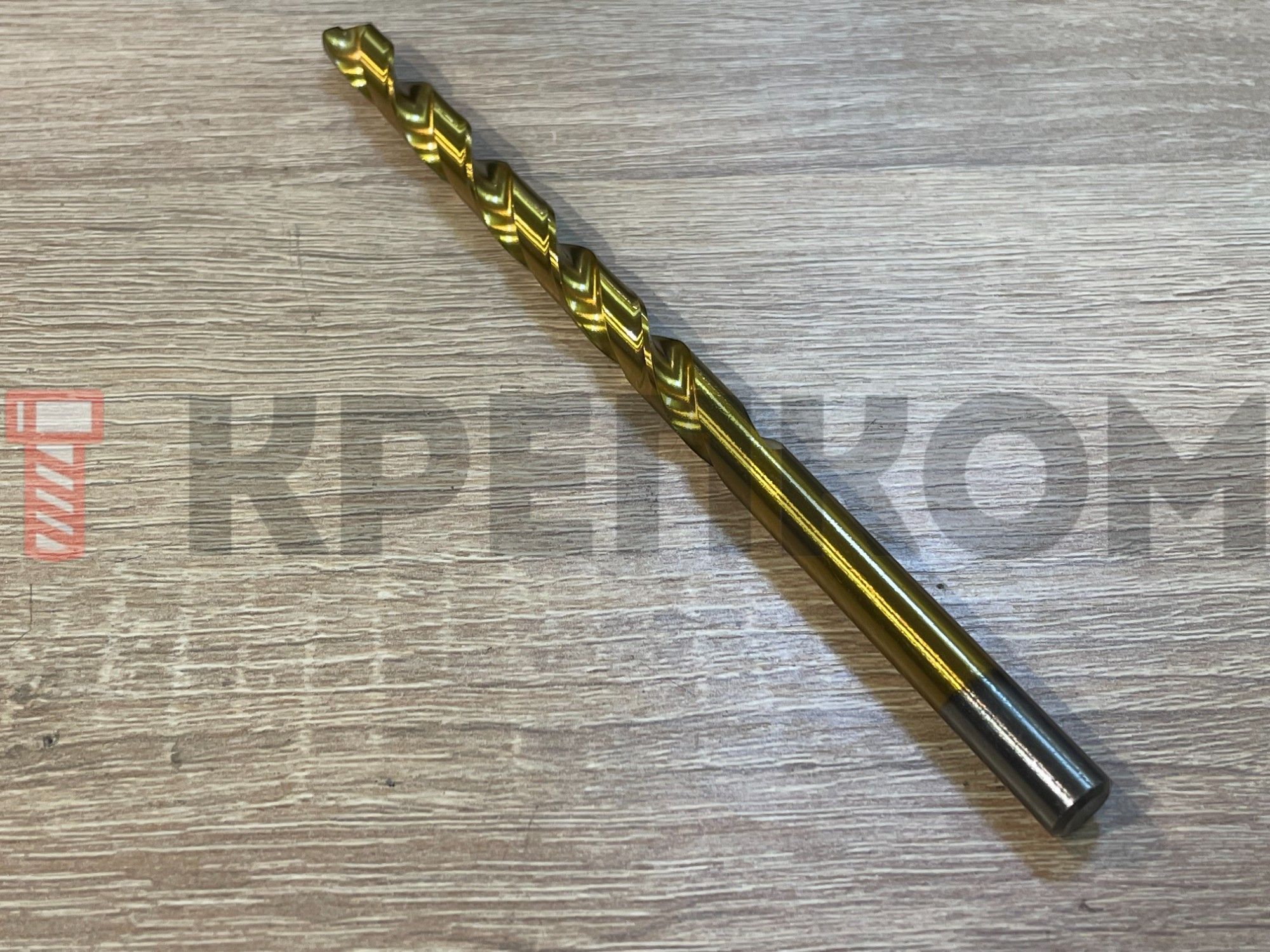 Сверло удлинённое 10х184 №731 ц/х DIN340 в боксе (5 шт) Профоснастка 30206091, HSS-G TiN - фото