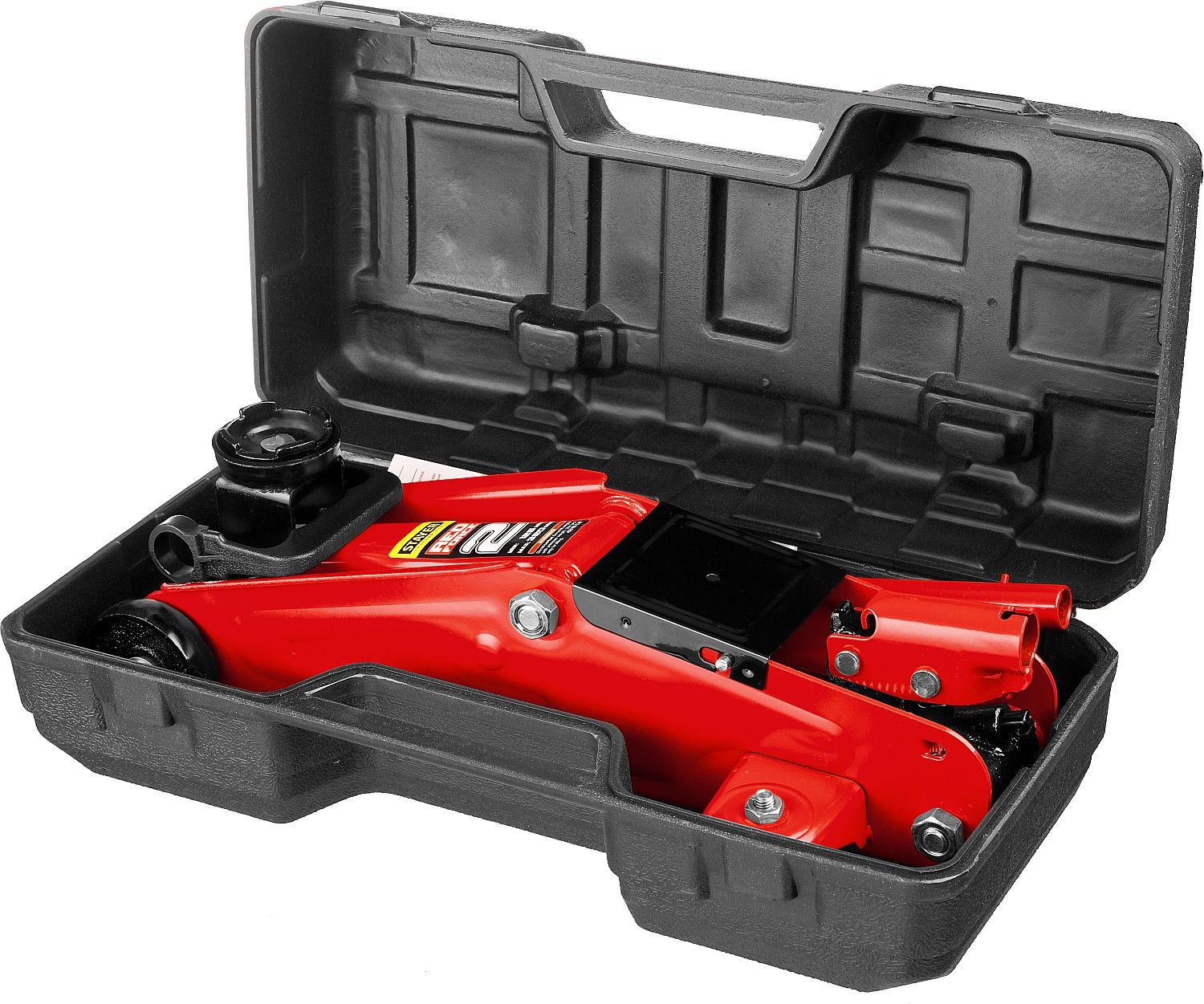 Домкрат подкатной в кейсе 2 т 125-320 мм Stayer Red Force R-22 43152-2-K - фото