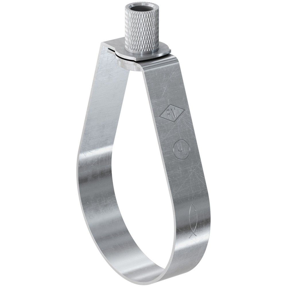 Хомутспринклерныйсгайкой11/2"M10(FM/UL)FischerFRSP516666,оцинкованнаясталь