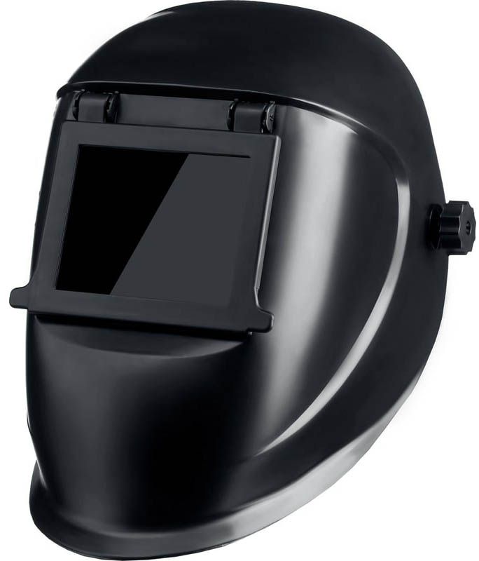 Маска сварщика со стеклянным светофильтром, откидной блок СИБИН 110805 - фото