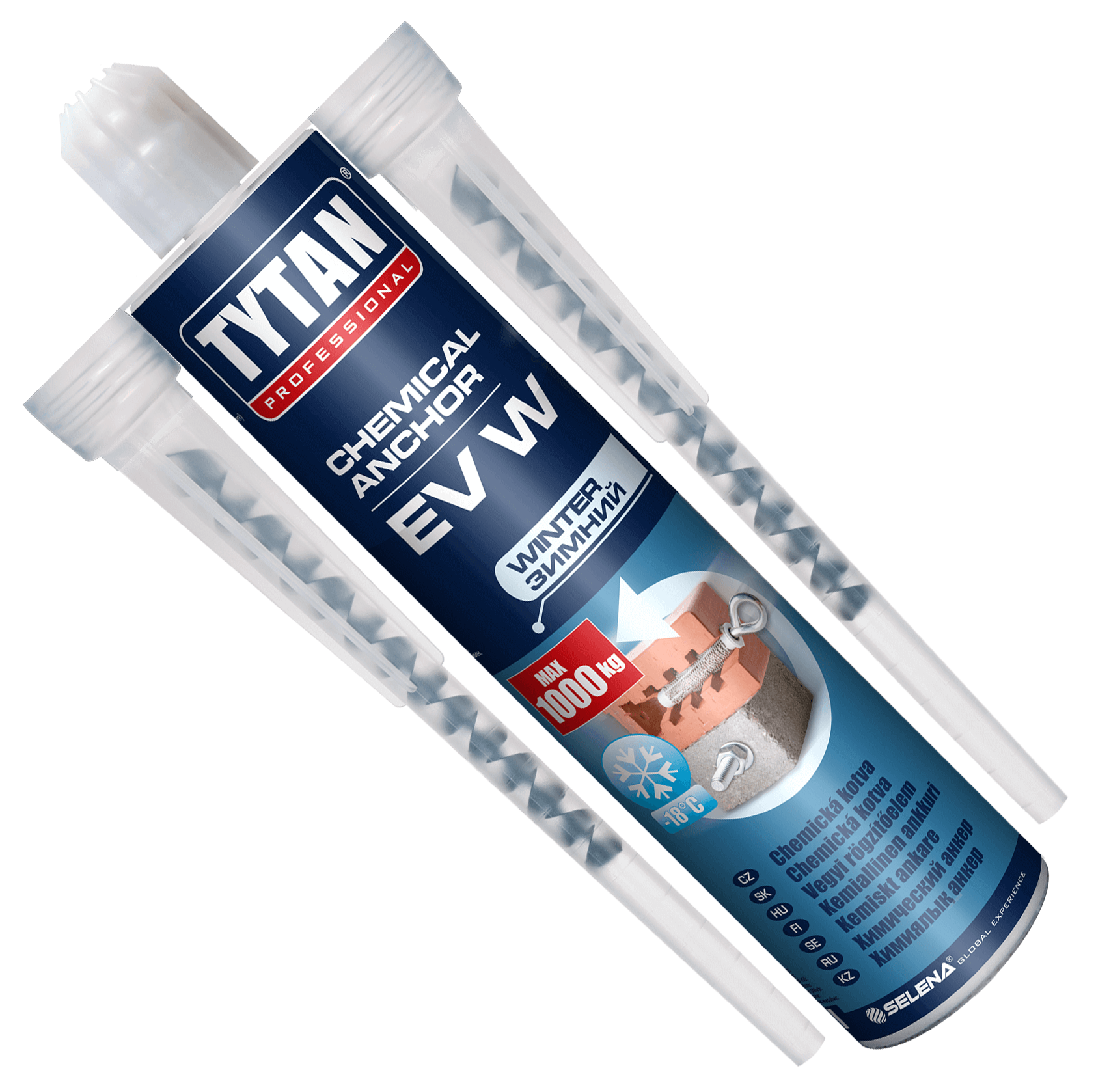 Анкер химический зимний двухкомпонентный EV-W TYTAN 213072, 300 мл - фото