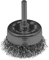 Щетка чашечная гофрированная для дрели №1591 75 мм Blueshark 51591, нержавеющая сталь
