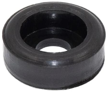 Изображение товара Подпятник с отверстием 5 мм и круглым основанием 15 мм П15М5ЧН, пластик, белый (RAL 9003)