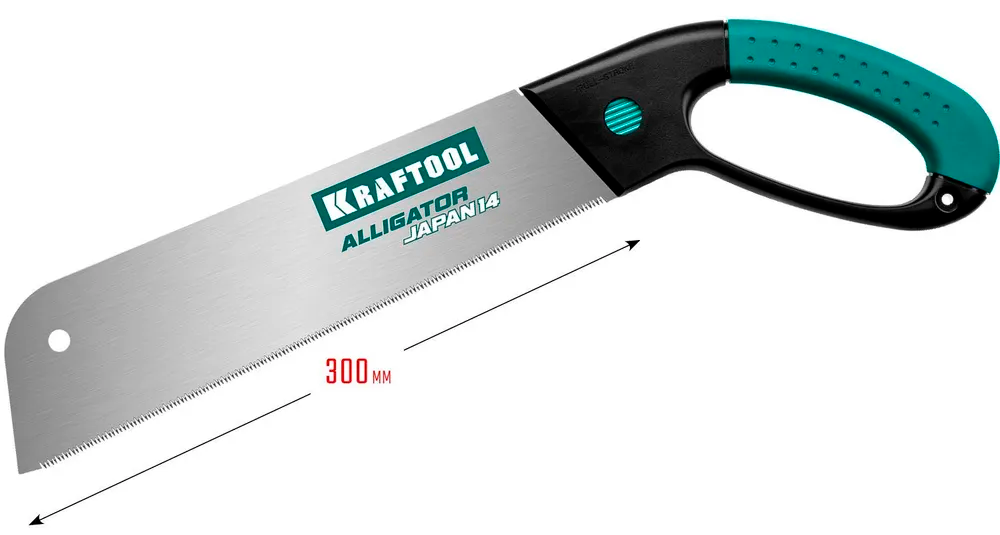 Ножовка по дереву 300 мм Alligator Japan 14 Kraftool 1-15181-30-14 - фото