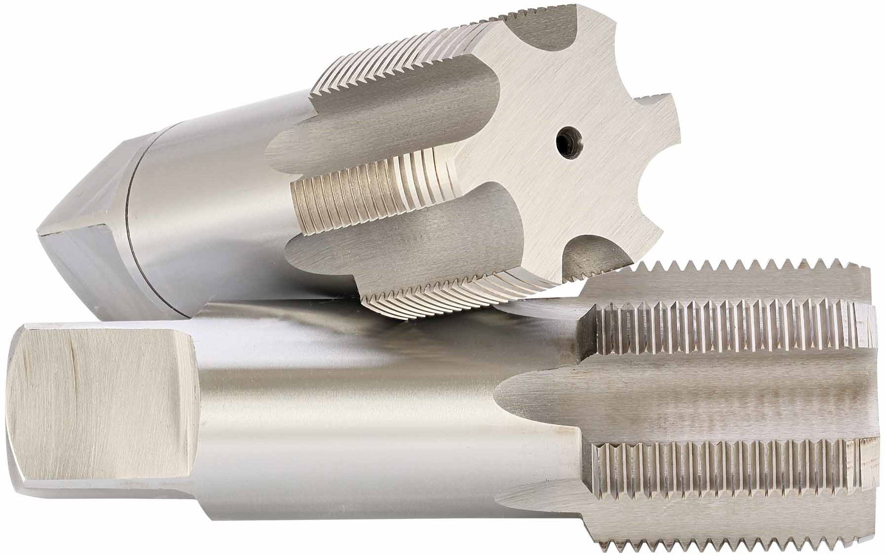 Метчик ручной G 1 1/2"-11 DIN 5157 HSS-G H-Tools 25342HT, трубная резьба G, комплект - 2 шт - фото