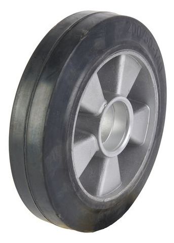 Колесо резиновое без подшипника для тележек гидравлических TOR - фото