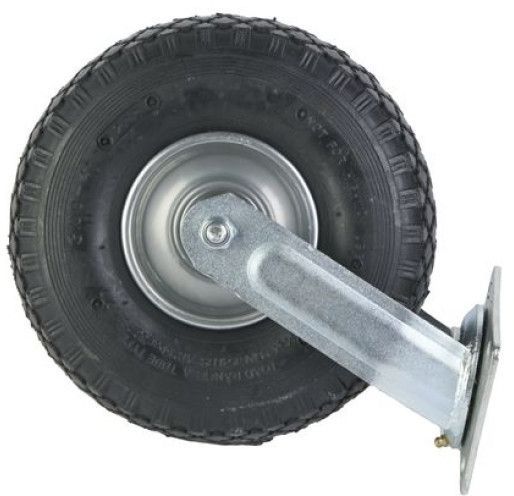 Колесо пневматическое поворотное резиновое 260 мм PRS 85 - фото