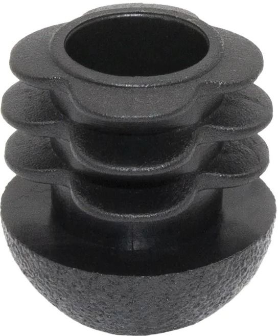 Заглушка сферическая внутренняя для круглых труб СЧН, пластик, цвет в ассортименте - фото