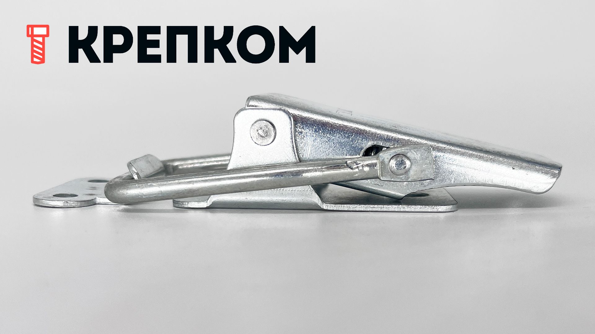 Замок-защелка с пружинами L=95 B56, цинк - фото