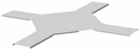 Крышка X-секции КЛХ 150x0,7 (горячее цинкование) - фото