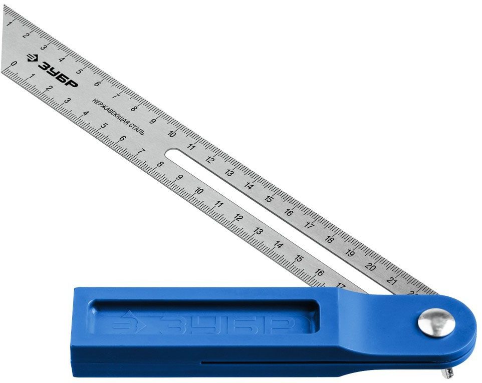 Малка-угломер 250 мм пластиковый корпус, полотно с гравированной шкалой, ЗУБР 3428_z01 - фото