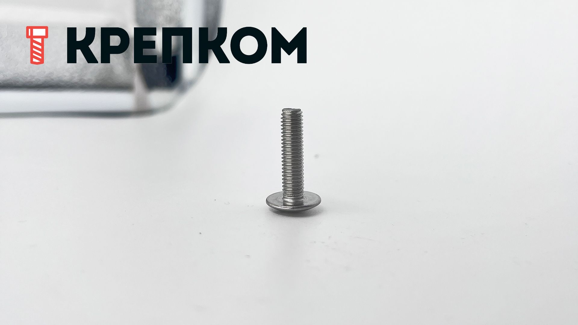 Винт мебельный М5х20 NF E 27-128 (art 9056), нержавеющая сталь А2 - фото