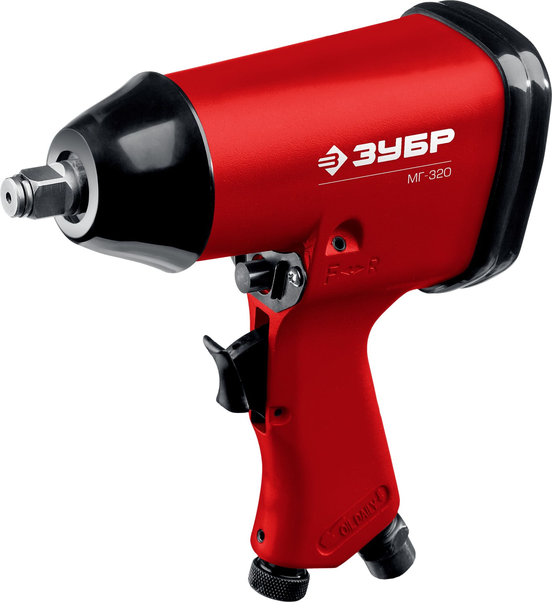 Гайковерт пневматический ударный МГ-320, 1/2", 320 Н·м ЗУБР 64285, алюминий - фото