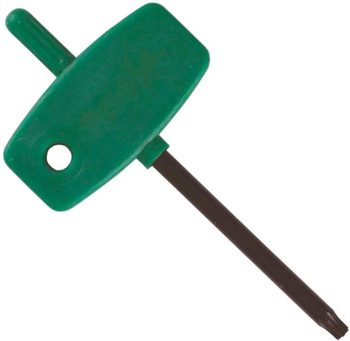 Ключ имбусовый Torx-Pin 20 Т-образная рукоятка T20P, сталь S2 - фото