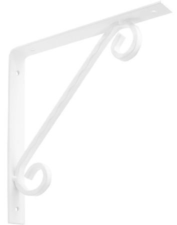 Кронштейн для полок фигурный 225х225 мм Домарт модель 15, цвета в ассортименте - фото