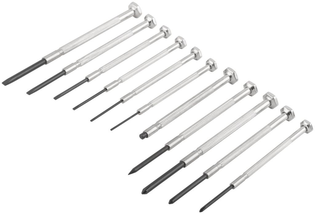 Набор отверток для точных работ КУРС 56132, 11 предметов - фото