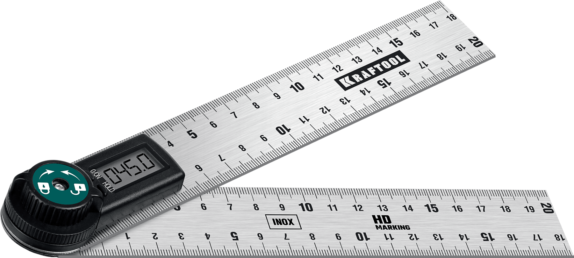 Транспортир-угломер электронный DPM-20 200 мм Kraftool 34682 - фото