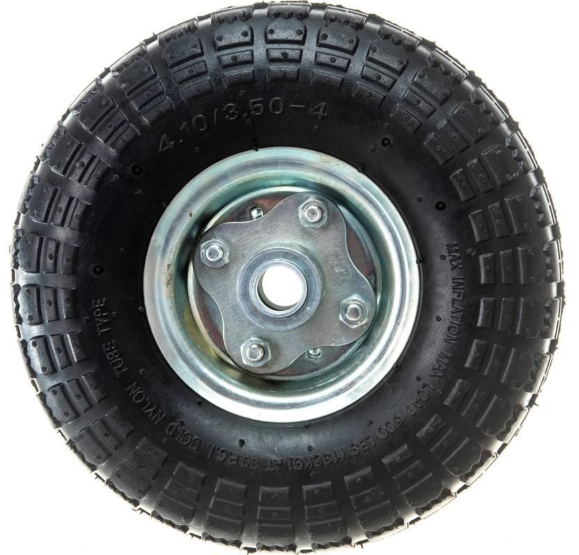 Колесо пневматическое резиновое, стальной обод 250 мм PR 1800-20 - фото