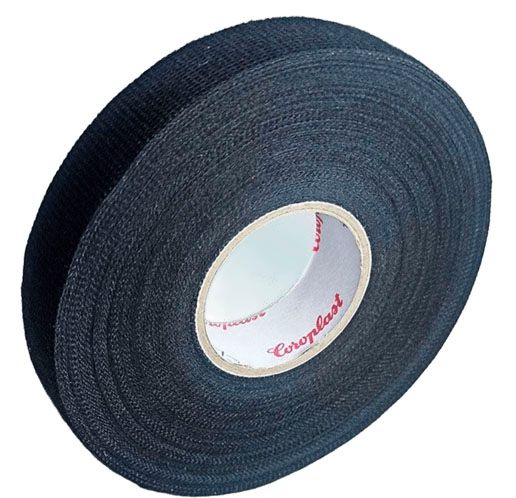 Изолента тканевая с ворсом/флис, 0,22x9 мм, 25 м Coroplast 8551 - фото