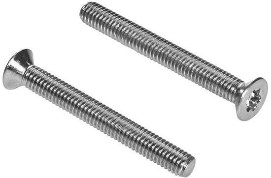 Винт с потайной головкой и шлицем TORX ISO 14581 (DIN 965), нержавеющая сталь А2 - фото