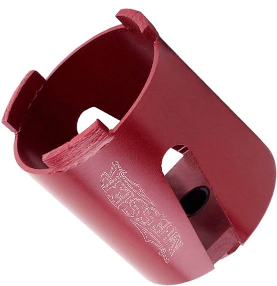 Коронка алмазная для сверления подрозеточных отверстий 68D-3.5T-7W-3S-M16, Messer 06-20-068 - фото