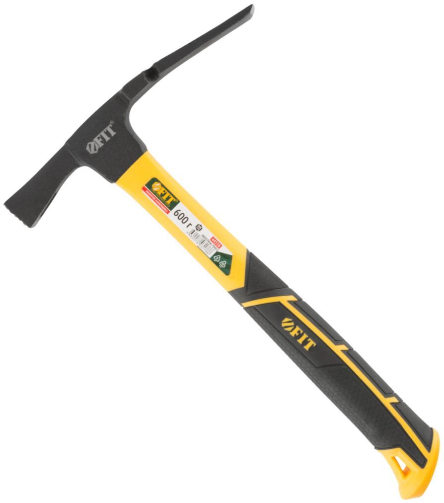 Молоток каменщика с фиберглассовой рукояткой 600 гр FIT Профи 44538 - фото