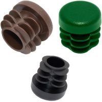 Заглушка внутренняя плоская для круглых труб ПЧН, пластик, цвет в ассортименте
