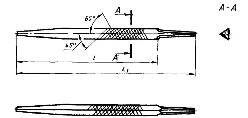 Напильник трёхгранный Волжский Инструмент, сталь У12 - фото