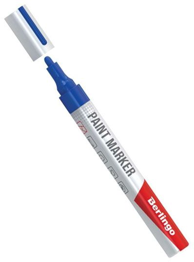Маркер-краска 2-4 мм PA400 нитро-основа, Berlingo - фото