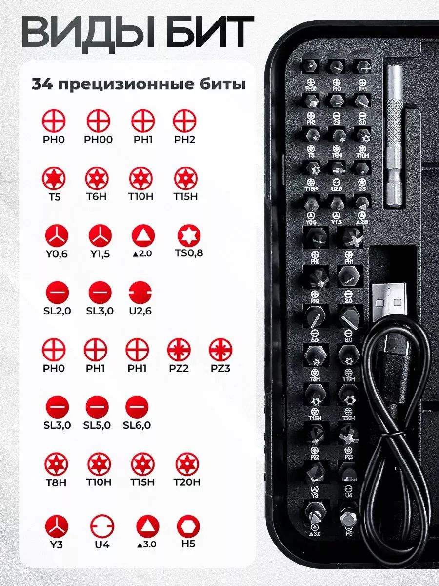 Набор инструментов 41 в 1 ISA T-41 IS611124 - фото