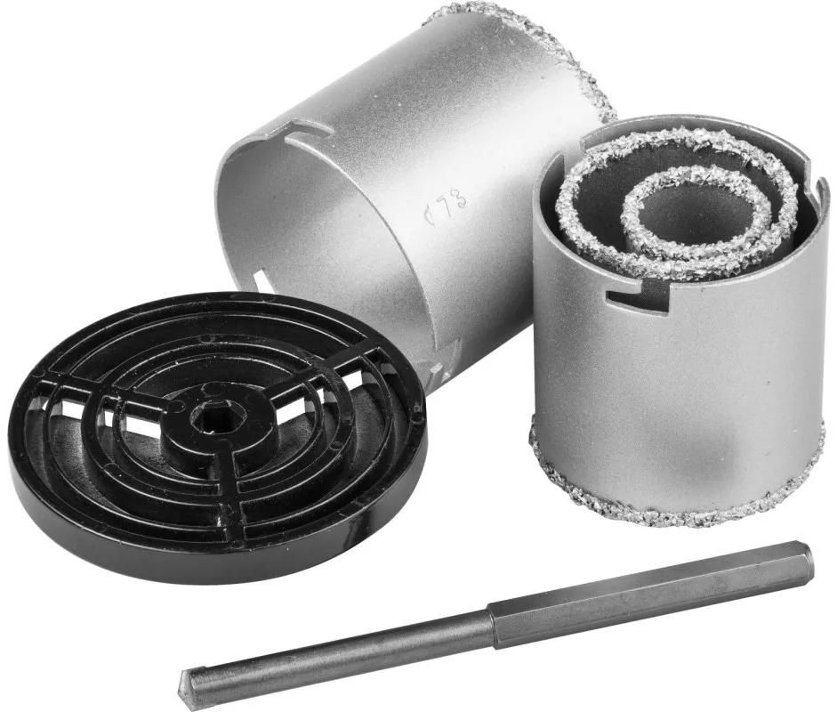 Набор кольцевых коронок с карбидом вольфрама Kraftool 3340_z01, 4 шт - фото