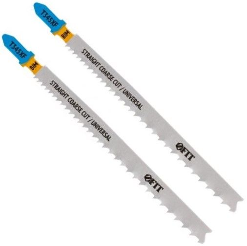 Полотно универсальное, фрезерованные зубья, переменный шаг, 132/106 мм T345XF FIT 40905, биметалл - фото