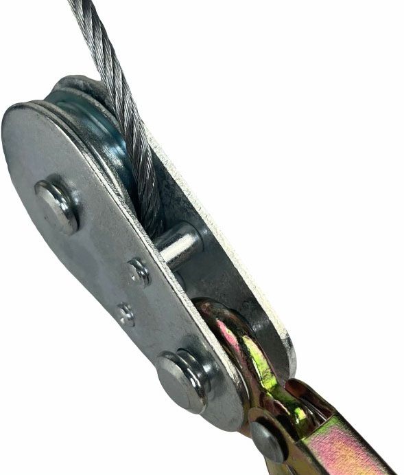 Лебедка рычажная гаражная CP 2001, 2 т, канат 2,5 м, одинарный храповый механизм HITCH SZ073184 - фото