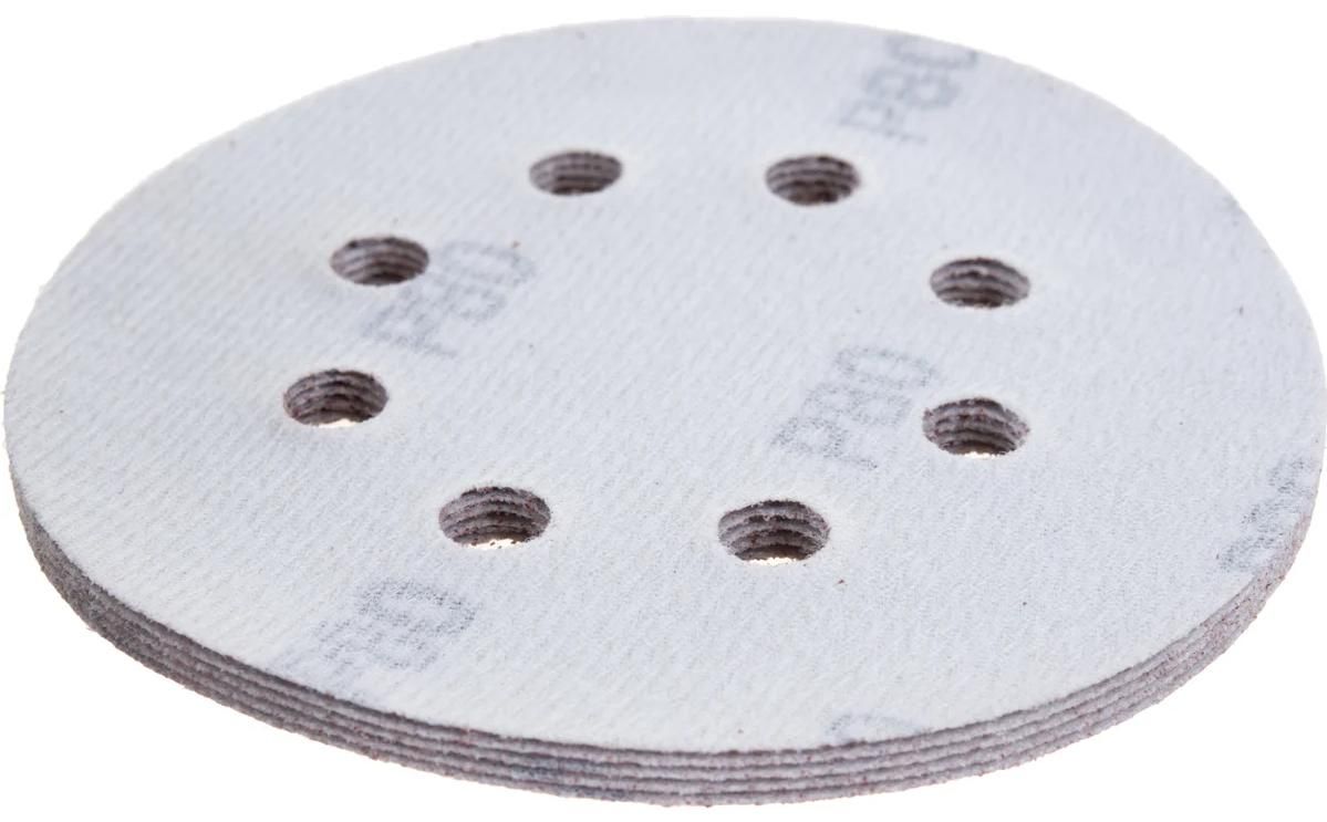 Круг шлифовальный самозацепляющийся с отверстиями Stayer Prof, 5 шт - фото