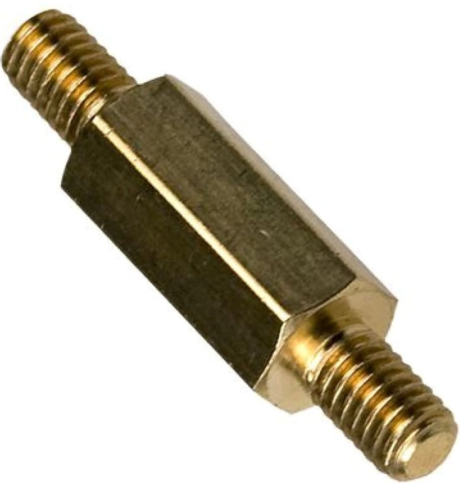 Стойка для печатных плат шестигранная PCHNN винт-винт, латунь - фото