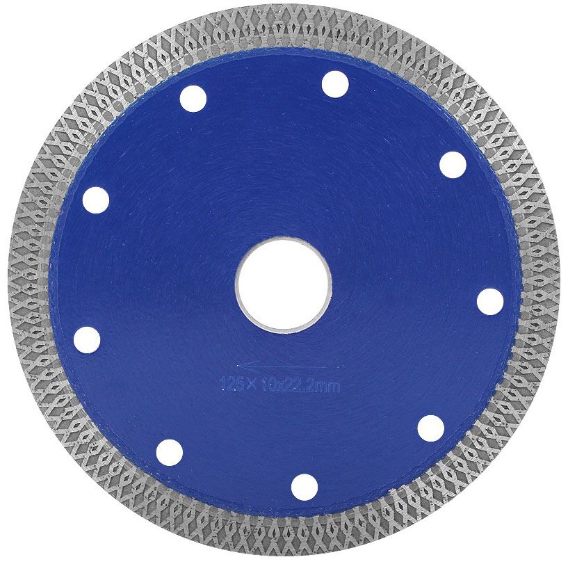 Диск алмазный тонкий по твердой керамике KG/X 125 мм, Messer 01-28-125 - фото