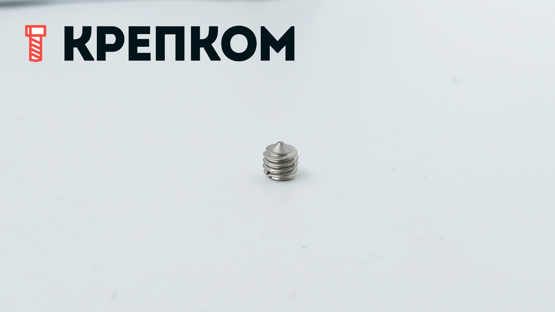 Винт установочный с коническим концом DIN 553 (ISO 7434), нержавеющая сталь А4 - фото